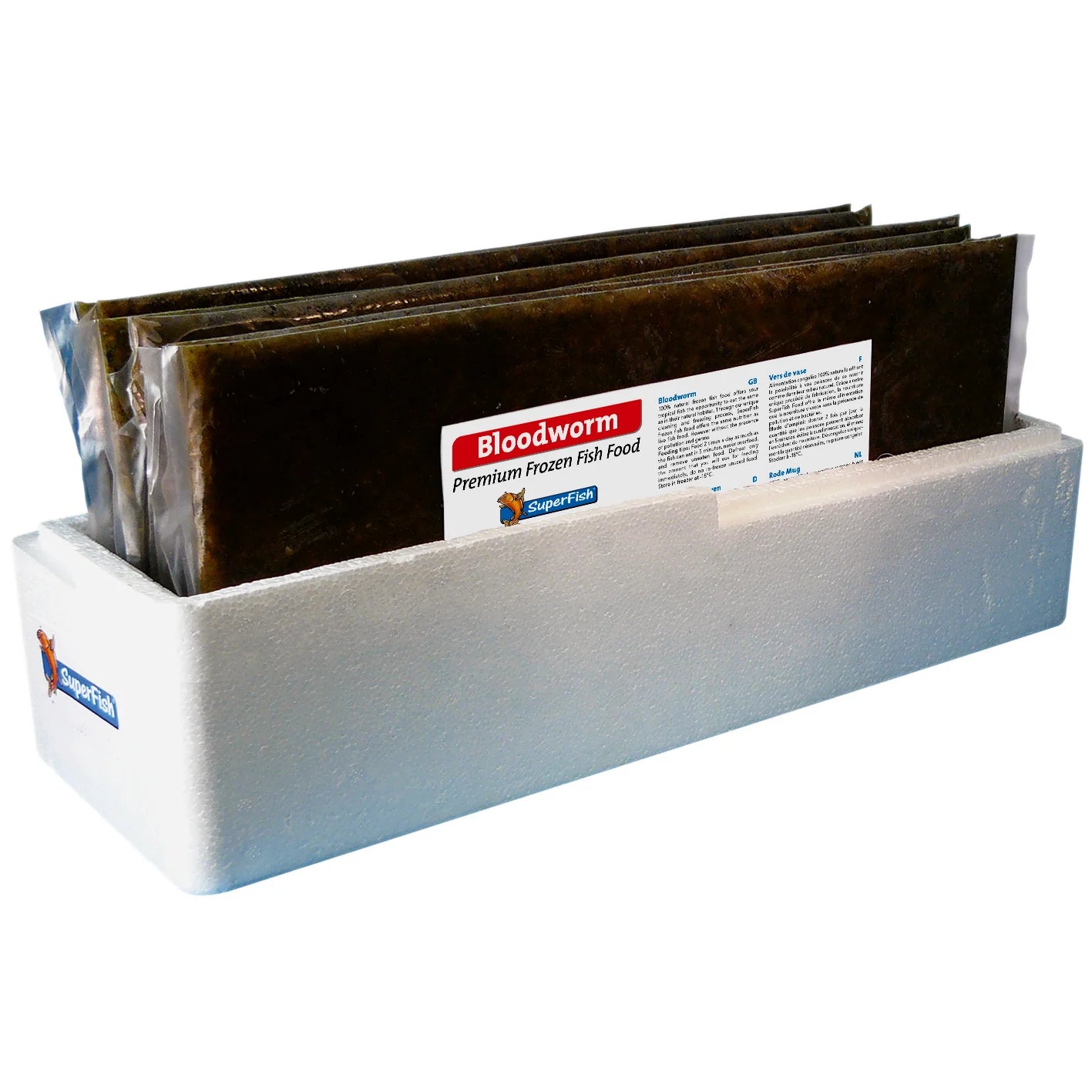 Superfish Frozen Bloodworm Flat Pack - Perfect Aquatics Ltd