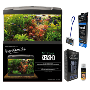 Hugo Kensho Aquarium Kit 60cm Black - Perfect Aquatics Ltd