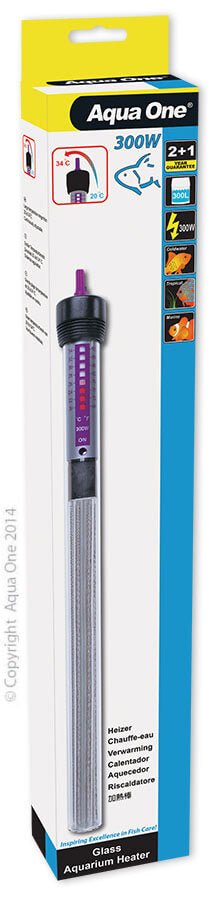 Aqua One Glass Aquarium Heater - Perfect Aquatics Ltd