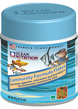 Ocean Nutrition Community Formula Flakes 34g - Perfect Aquatics Ltd