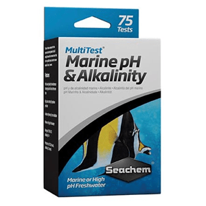 Seachem Marine Multitest Ph+Alk 75 Test - Perfect Aquatics Ltd