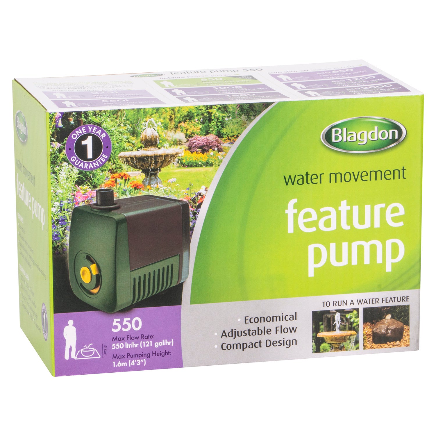 Blagdon Outdoor Feature Pump 550 - Perfect Aquatics Ltd