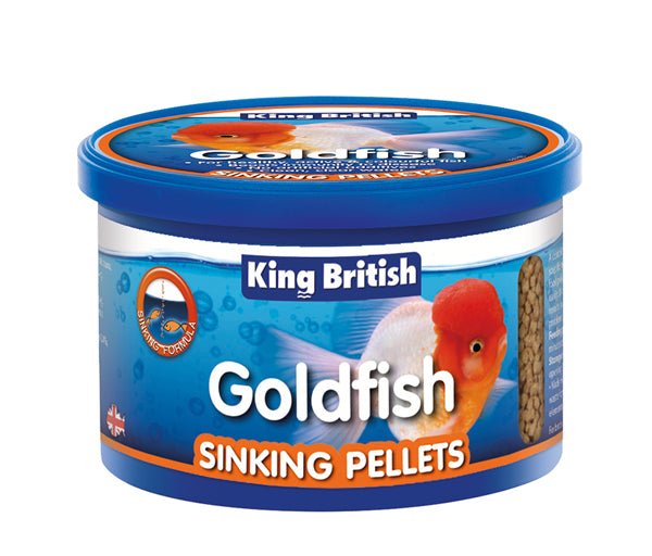 King British Goldfish Sinking Pellet 140g - Perfect Aquatics Ltd