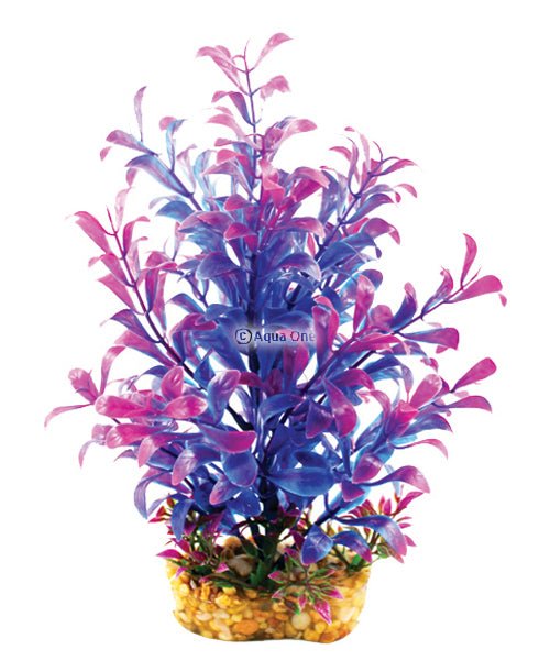 Aqua One Vibrance Blue Hygrophila With Gravel Base - Perfect Aquatics Ltd