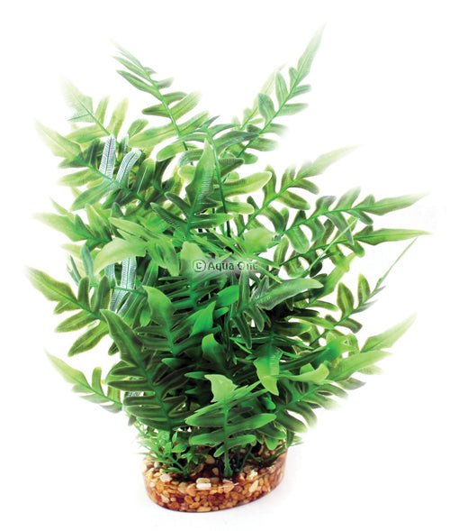 Aqua One Vibrance Green Fern With Gravel Base - Perfect Aquatics Ltd