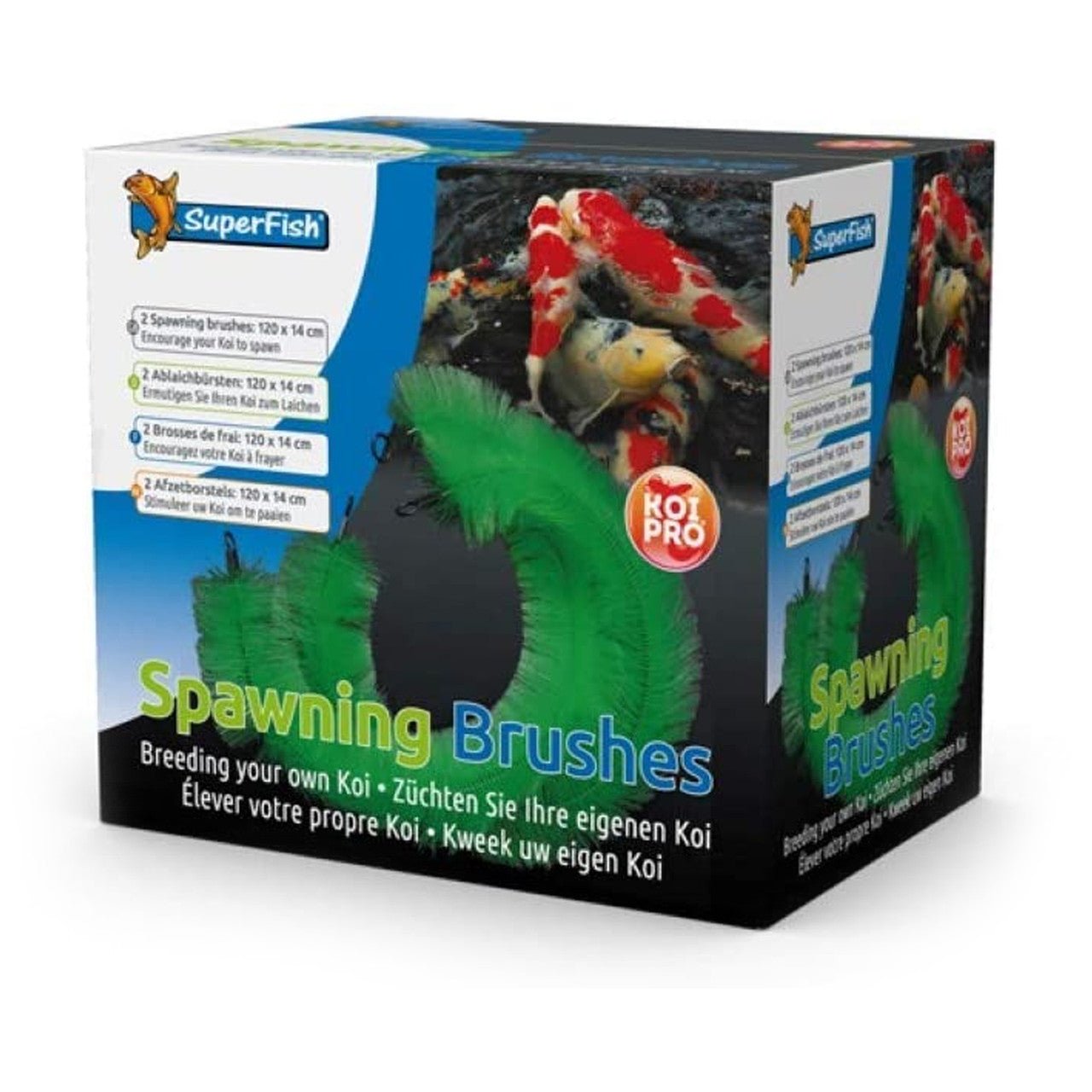 Superfish Koi Pro Spawning Brush Box 2pcs - Perfect Aquatics Ltd