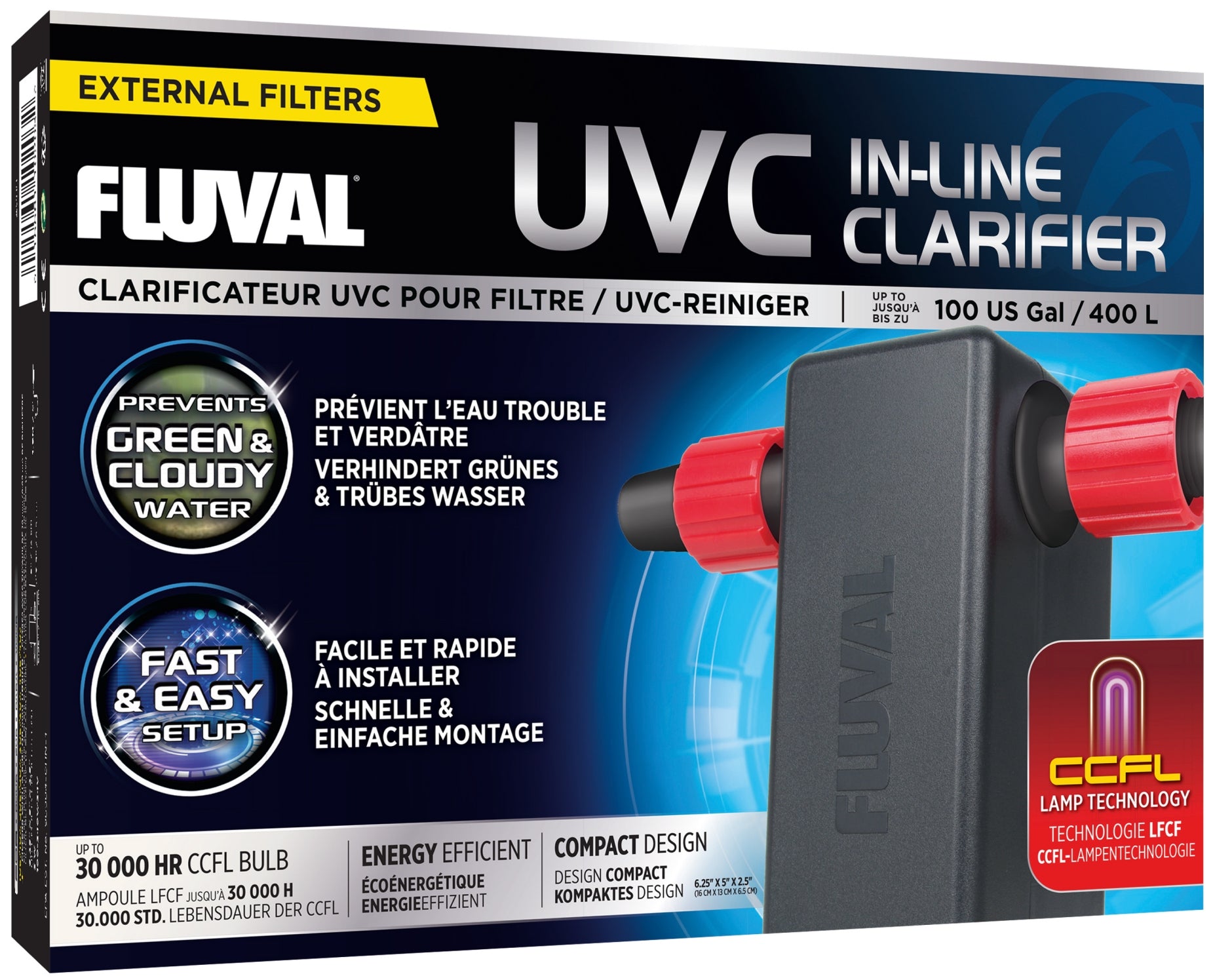Fluval UVC In - Line Clarifier - Perfect Aquatics Ltd