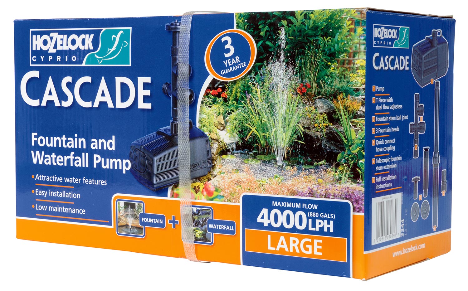 Hozelock Cascade 4000 - Perfect Aquatics Ltd