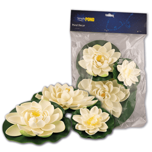 Simply Pond Lily White Pk3 - Perfect Aquatics Ltd