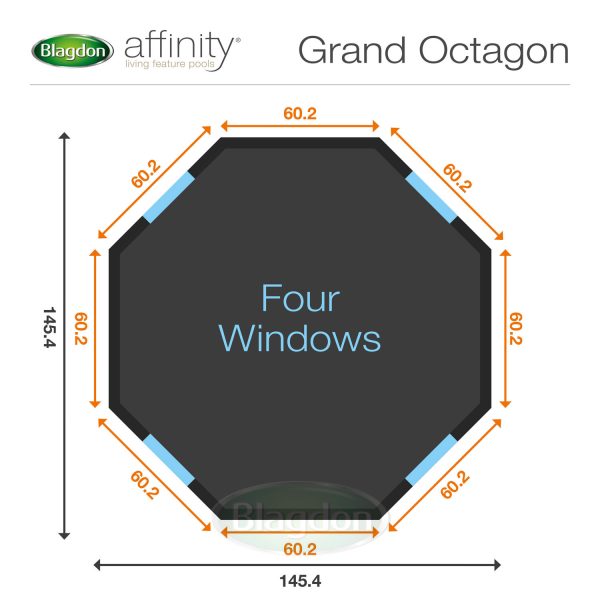 Blagdon Affinity Grand Octagon Pool (Inpond 5 - in - 1 3000 UVC included) - Perfect Aquatics Ltd