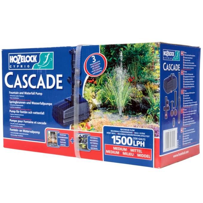 Hozelock Cascade 1500 - Perfect Aquatics Ltd