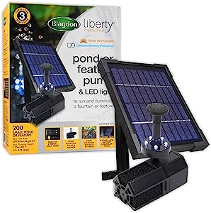 Blagdon Solar Pond or Feature Pump With LED Light 200 - Perfect Aquatics Ltd