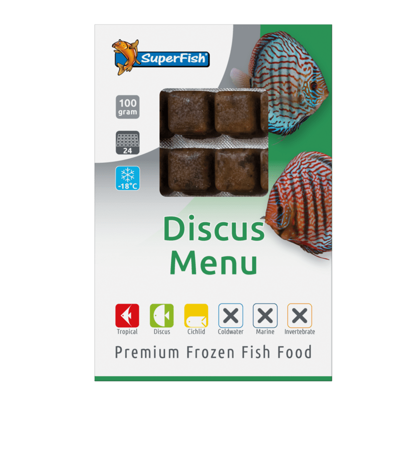 Superfish Frozen Discus Menu Blister - Perfect Aquatics Ltd