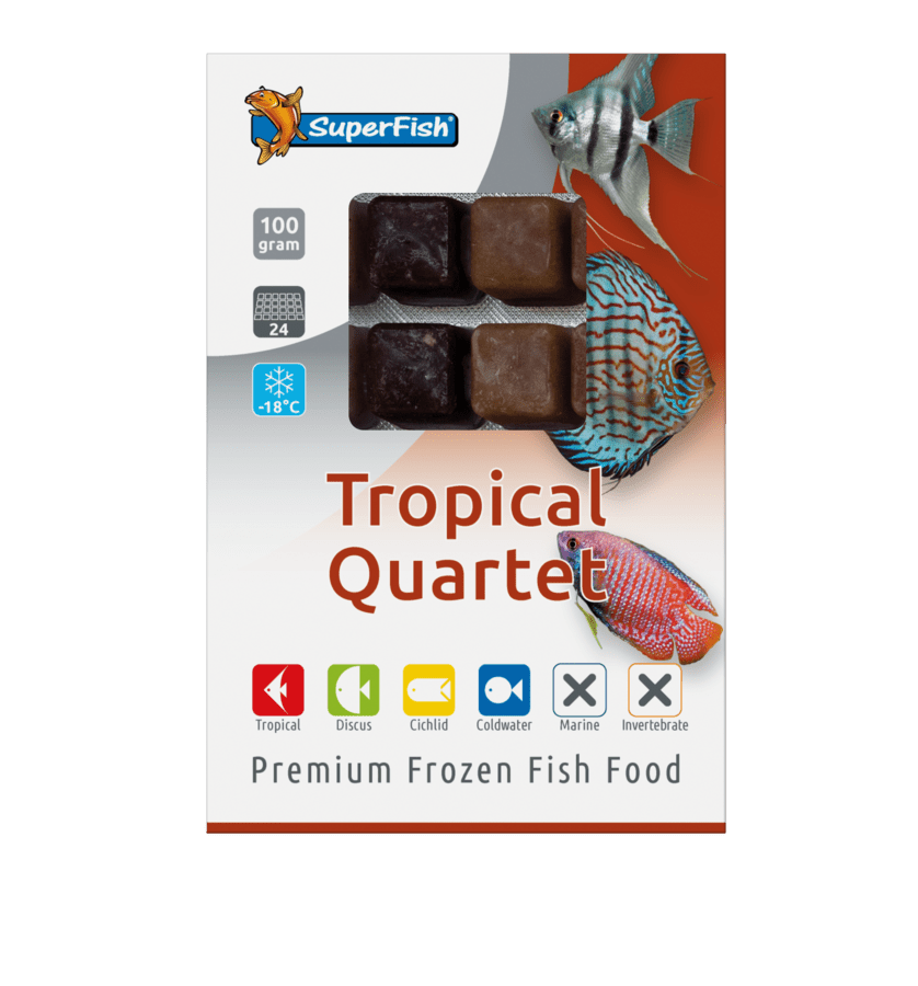 Superfish Frozen Tropical Quartet Blister - Perfect Aquatics Ltd