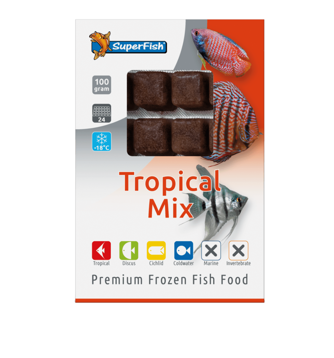 Superfish Frozen Tropical Mix Blister - Perfect Aquatics Ltd