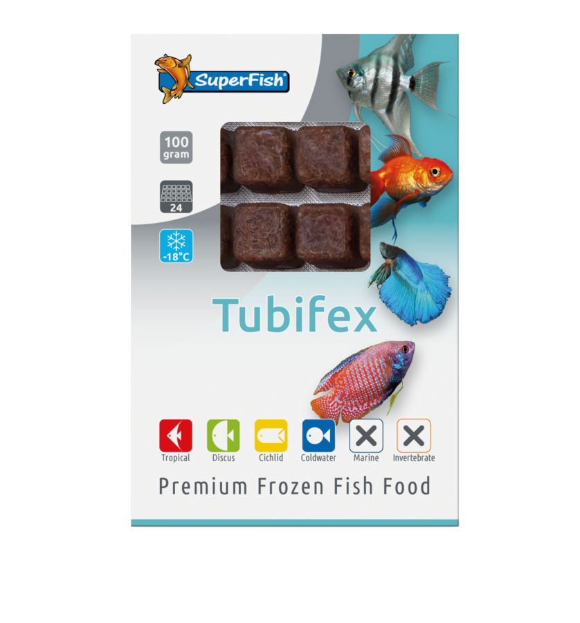 Superfish Frozen Tubifex Blister