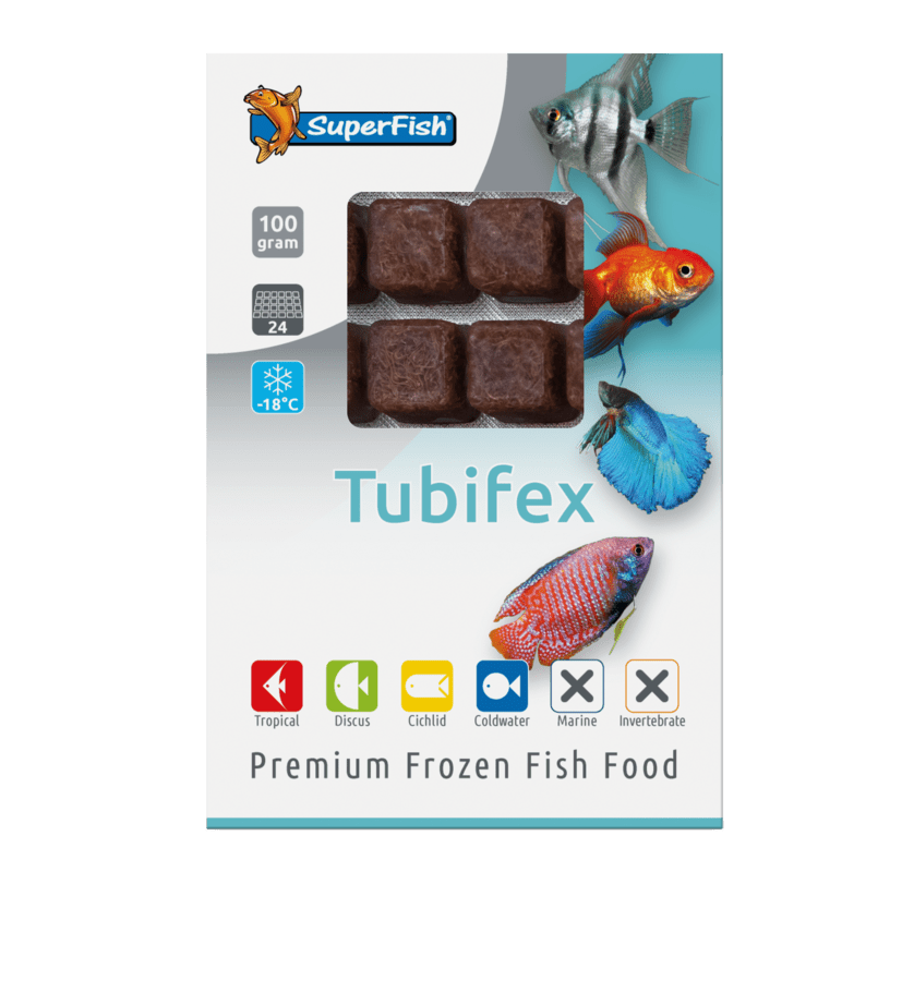 Superfish Frozen Tubifex Blister - Perfect Aquatics Ltd