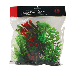 Hugo Plastic Red/Green Mix 20Cm - Perfect Aquatics Ltd
