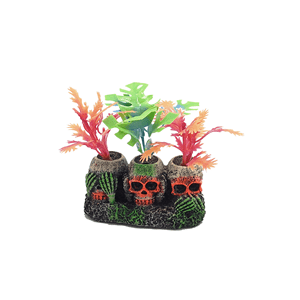 Hugo Triple Skull 7X3.5X8cm - Perfect Aquatics Ltd