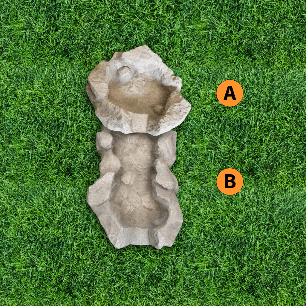 PondXpert Modular Waterfall Cascade System – Interlocking Pond Waterfall Feature (A, B, C Sections) - Perfect Aquatics Ltd