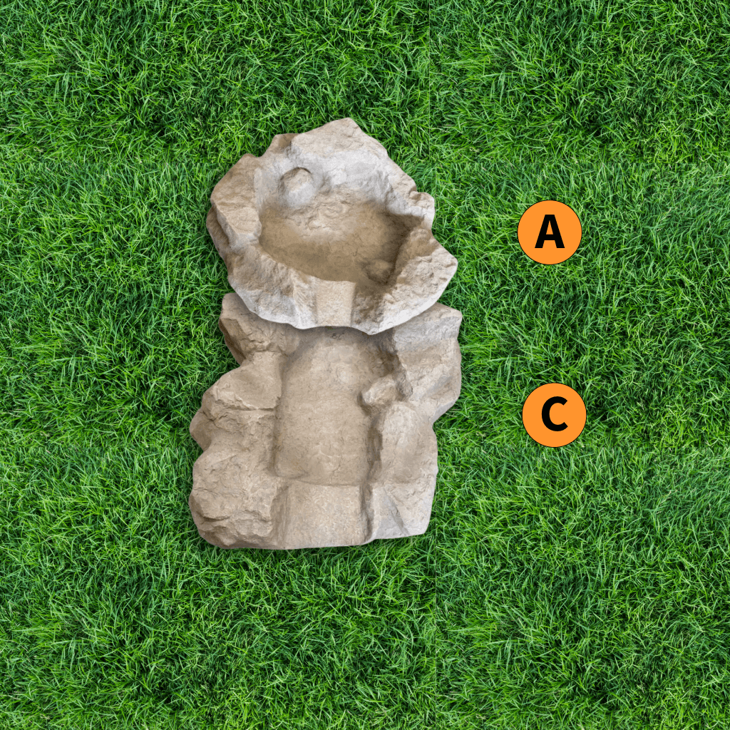 PondXpert Modular Waterfall Cascade System – Interlocking Pond Waterfall Feature (A, B, C Sections) - Perfect Aquatics Ltd