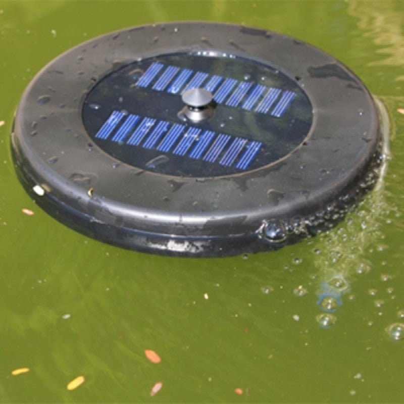 Bermuda Solar Floating Oxygenator 80 lph – Solar Pond Air Pump - Perfect Aquatics Ltd