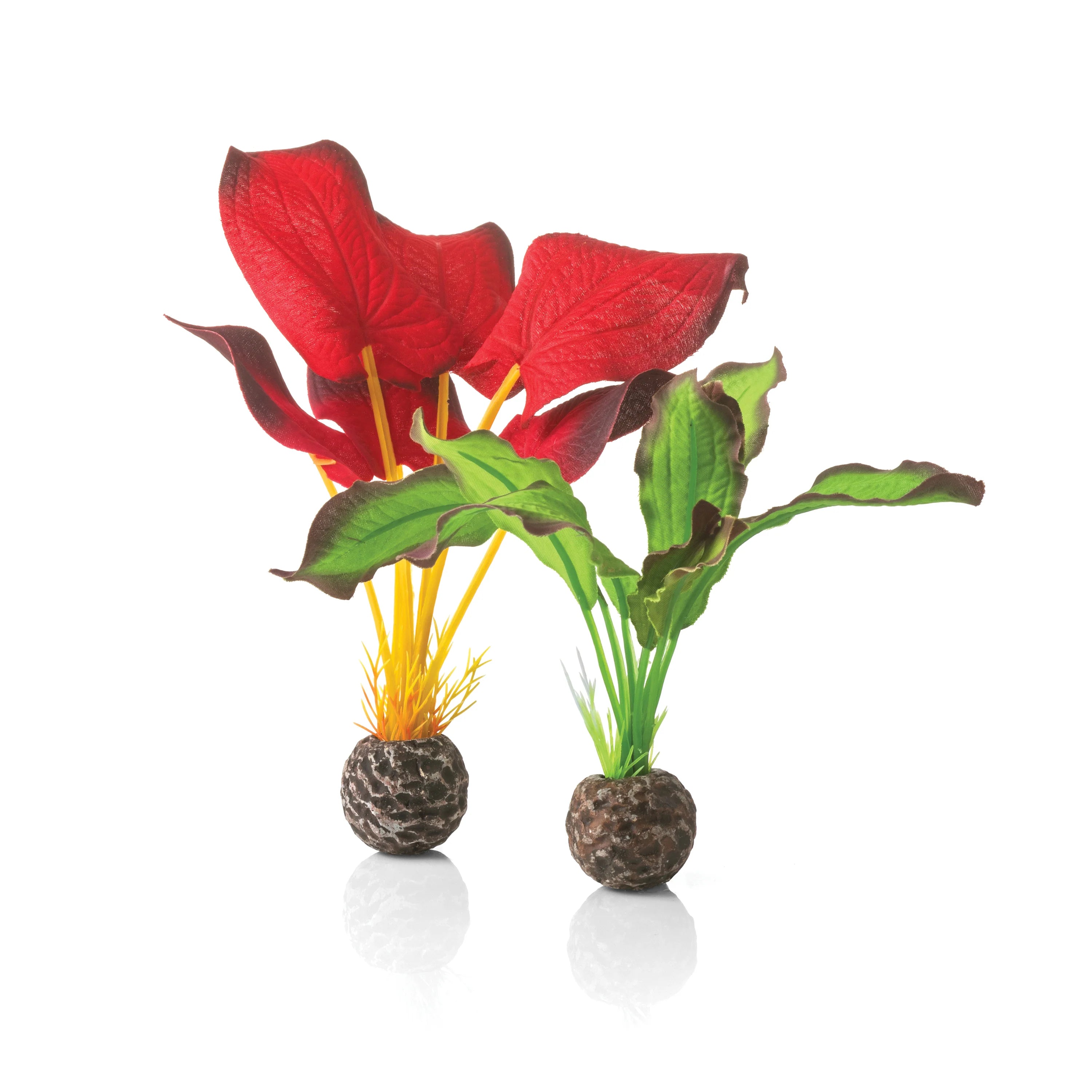 BiOrb Green & Red Silk Plant Set - Small - Perfect Aquatics Ltd