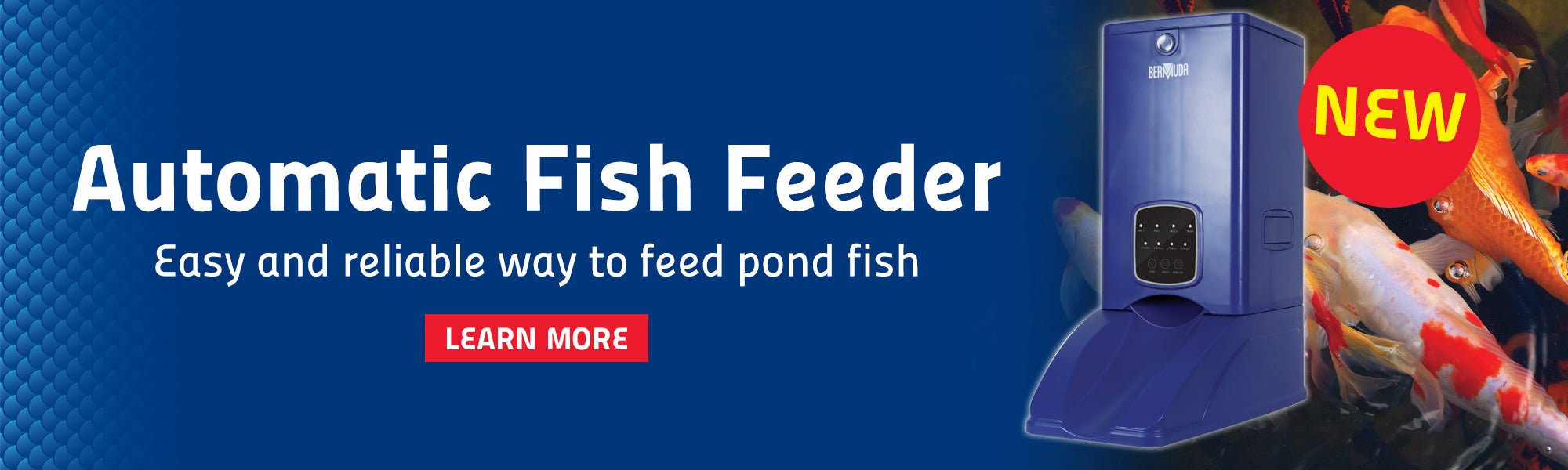 Bermuda Auto Model Fish Feeder - Perfect Aquatics Ltd