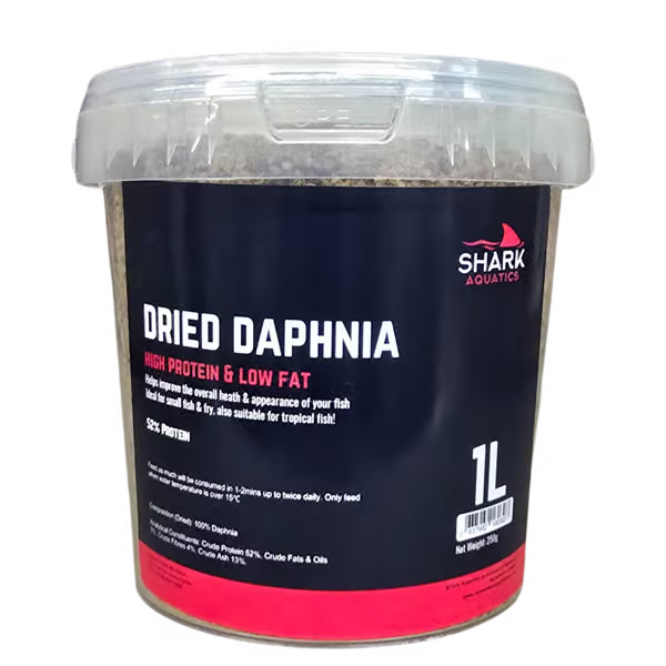 Shark Pond Food - Dried Daphnia - Perfect Aquatics Ltd