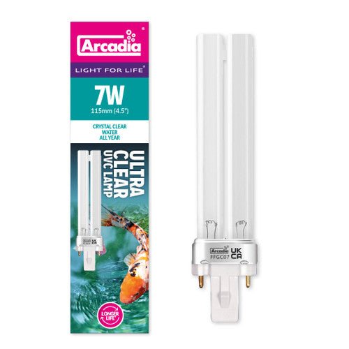 Arcadia 7w 2Pin UVC Bulb - Perfect Aquatics Ltd
