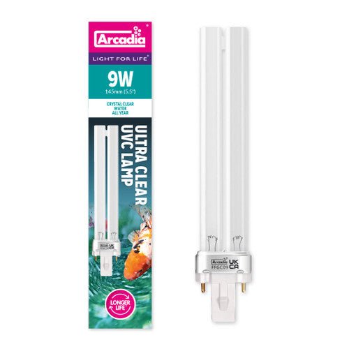 Arcadia 9w 2Pin UVC Bulb - Perfect Aquatics Ltd