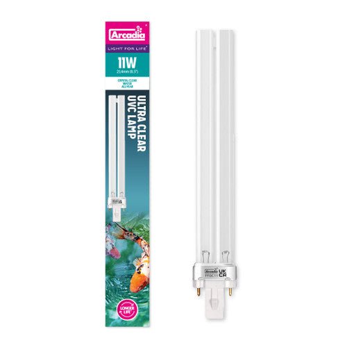 Arcadia 11w 2Pin UVC Bulb - Perfect Aquatics Ltd