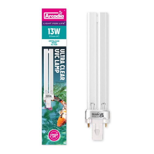 Arcadia 13w 2Pin G23 UVC Bulb - Perfect Aquatics Ltd