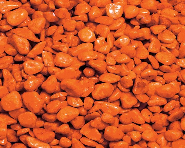 Fluorescent Orange Aquarium Gravel - Perfect Aquatics Ltd