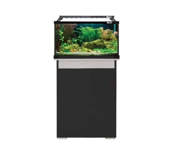 Black fish tank stand best sale