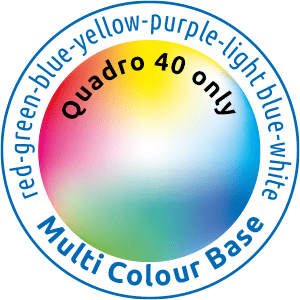Superfish Quadro Multi Colour Base Aquarium - Perfect Aquatics Ltd