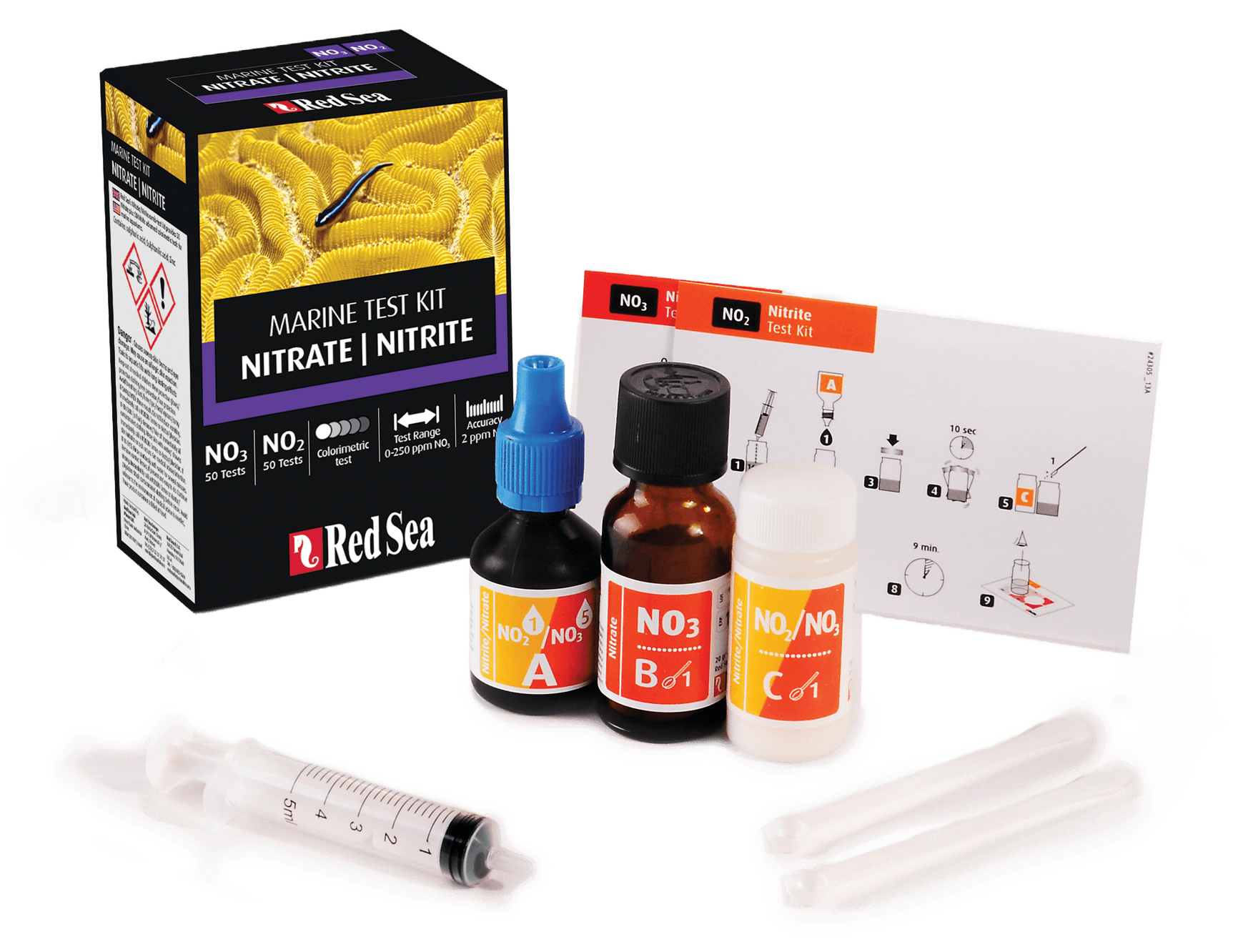 Red Sea MCP Nitrite/Nitrate (NO₂ / NO₃) Test Kit - Perfect Aquatics Ltd