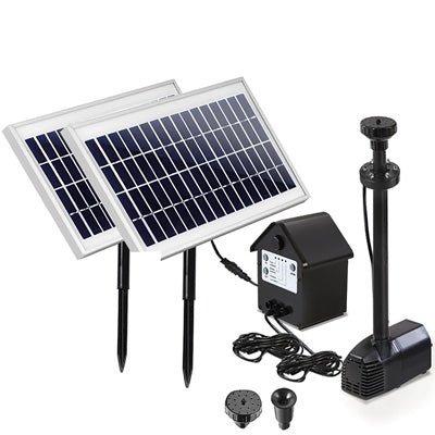 PondXpert SolarShower 1600 Pump (With Battery & LED) - Perfect Aquatics Ltd