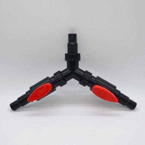 PondXpert Y - Piece Water Splitter With Flow Regulator 20/25mm - Perfect Aquatics Ltd