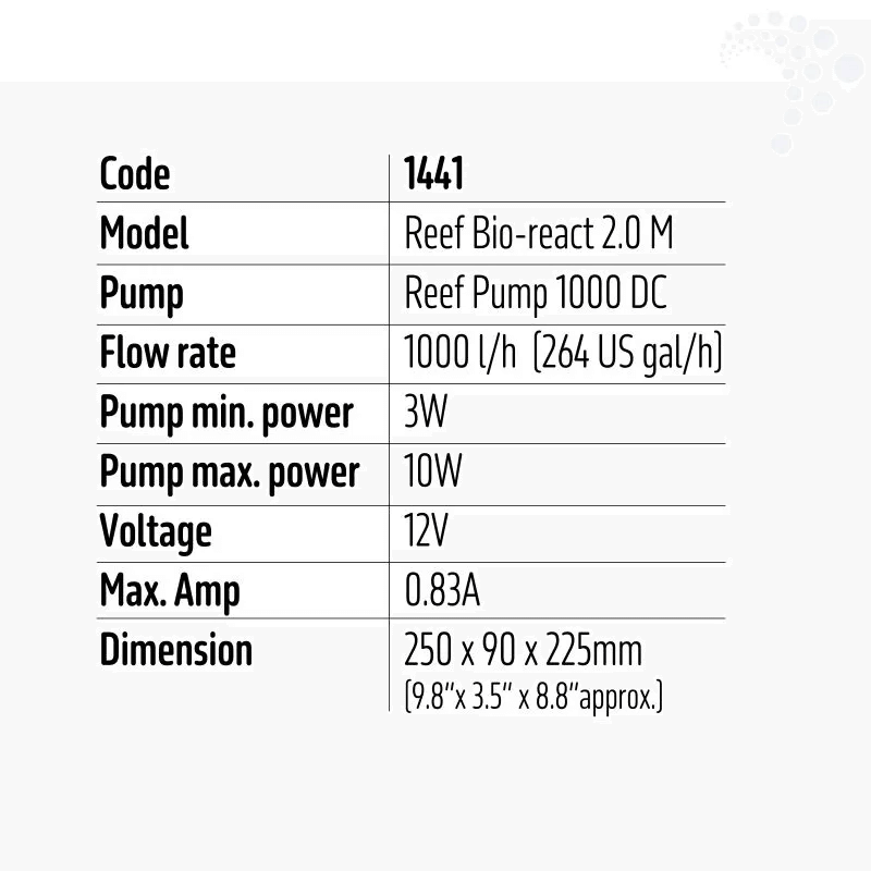 TMC Reef Bio React 2.0 S / M - Perfect Aquatics Ltd
