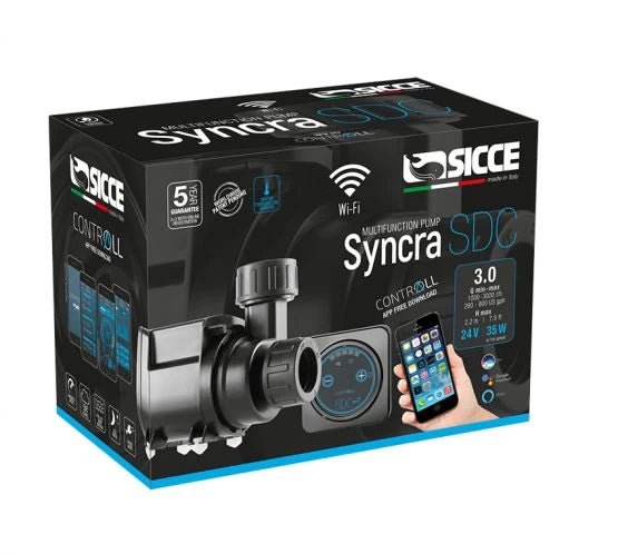 Sicce Syncra SDC 3.0 Wifi Controllable Pump - Perfect Aquatics Ltd