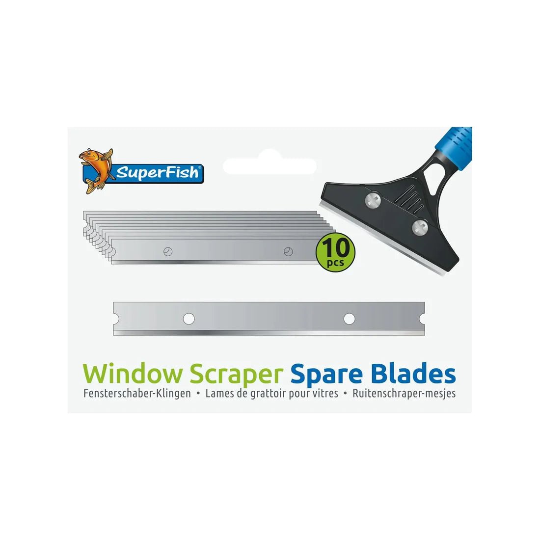 Superfish Window Scraper Spare Blades - Perfect Aquatics Ltd
