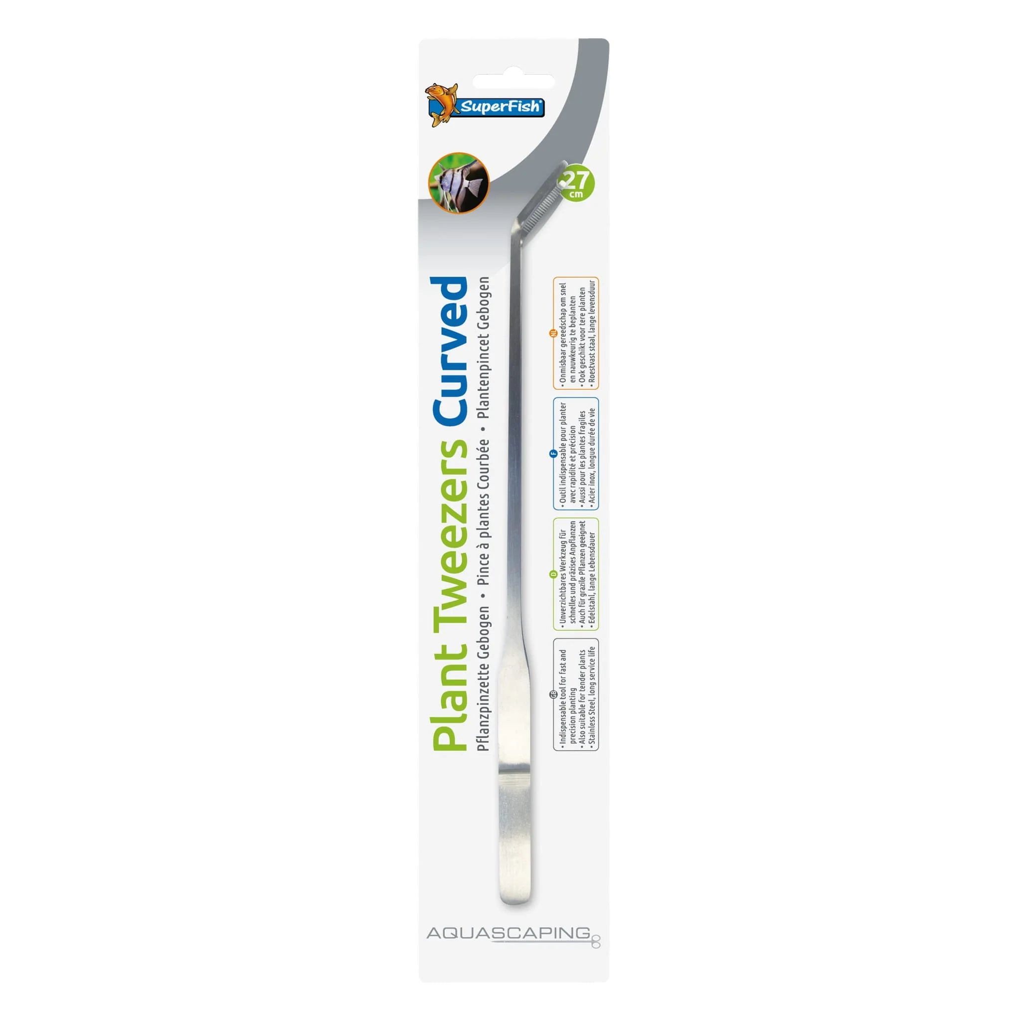 Superfish Plant Tweezers Curved - Perfect Aquatics Ltd