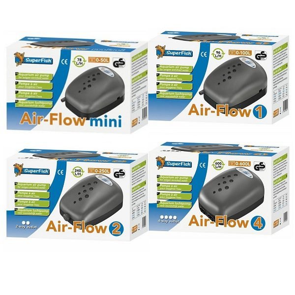 Superfish AirFlow Air Pumps - Perfect Aquatics Ltd