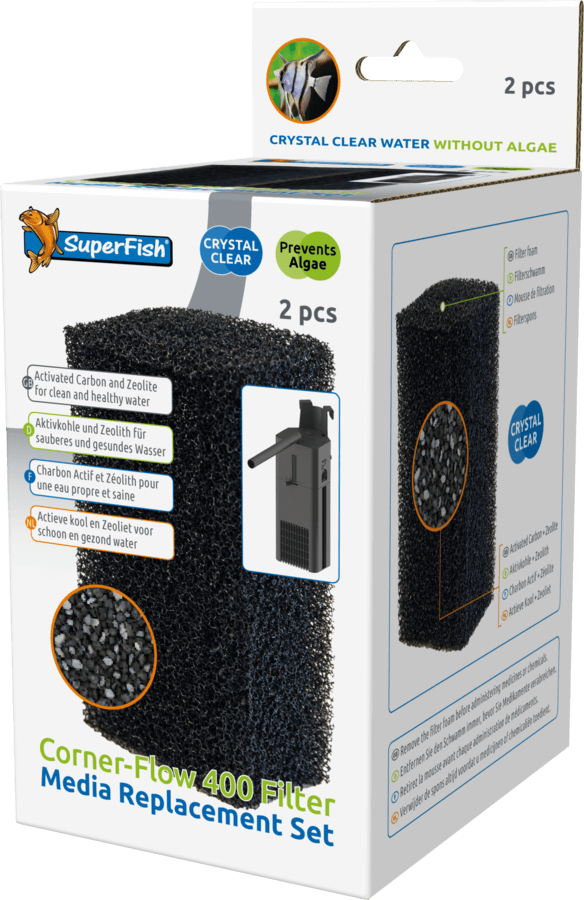 SuperFish CornerFlow Filter Media Replacement Set - Perfect Aquatics Ltd