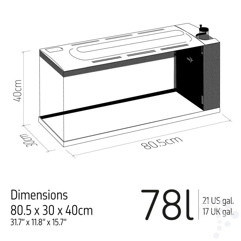 TMC First Wave 78L dimensions diagram