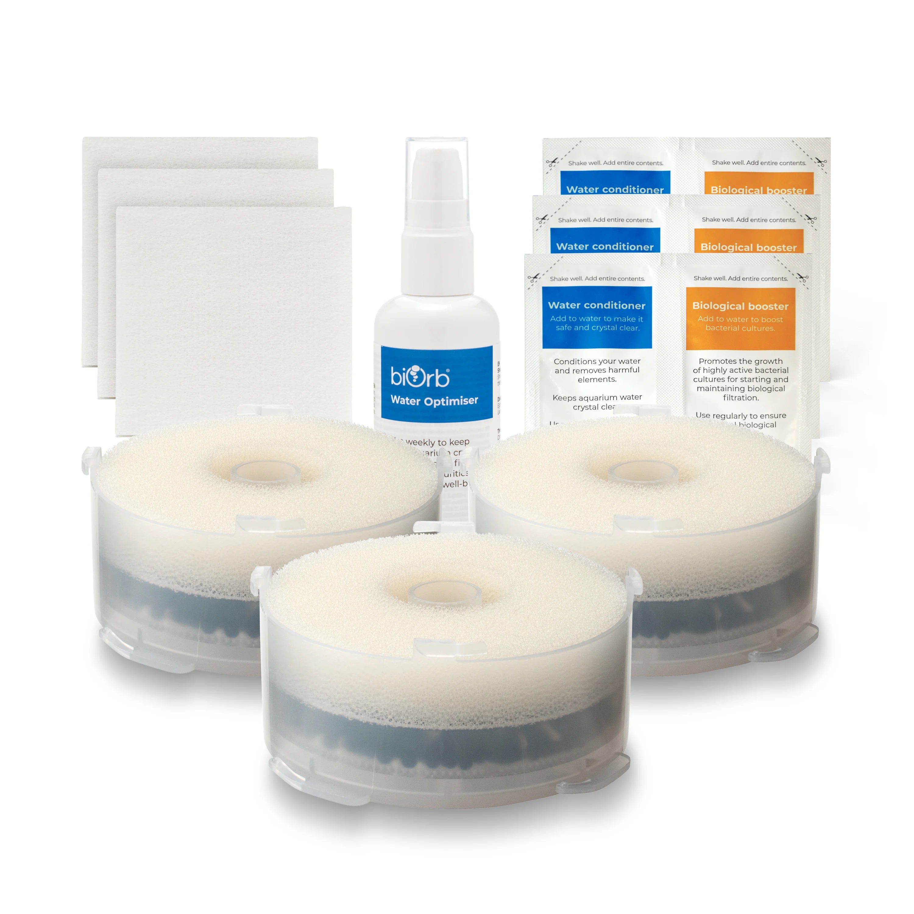 BiOrb Service Kit x3 plus Water Optimiser - Perfect Aquatics Ltd