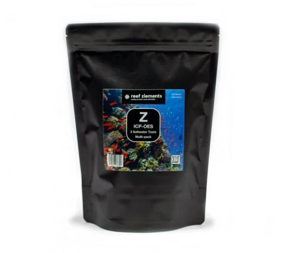 Reef Zlements ICP-OES Aquarium Analysis Saltwater Three Pack