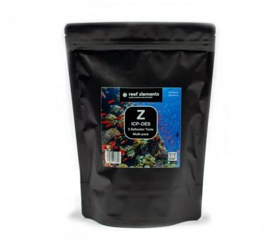 Reef Zlements ICP - OES Aquarium Analysis Saltwater Three Pack - Perfect Aquatics Ltd