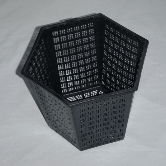 18 × 18cm Hexagonal Aquatic Plant Pot – 3 Litre Pond Plant Basket